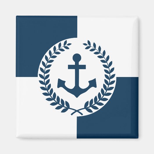 Aimant Nautical themed design (Devant)