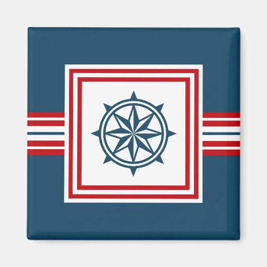 Aimant Nautical themed design (Devant)