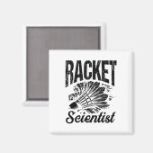 Aimant Navette Badminton Coach Racket (Recto/Verso)