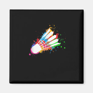 Aimant Navette colorée Badminton