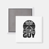 Aimant Navette Racquet Court Racket - L'Équipe Juste Un B (Recto/Verso)