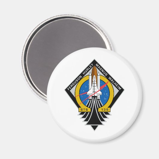 Aimant Navette spatiale Atlantis (Recto/Verso)