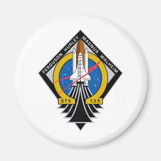 Aimant Navette spatiale Atlantis (Devant)