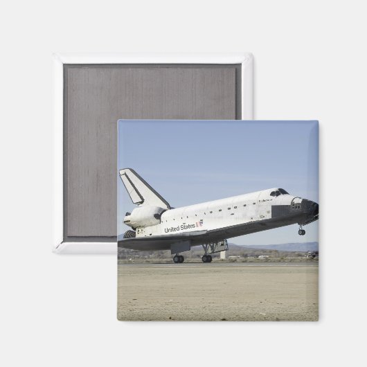 Aimant Navette spatiale Le train d'atterrissage principal (Recto/Verso)