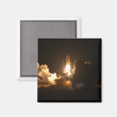 Aimant Navette spatiale Terre Orbitale Nuit Spacecraft Ca (Recto/Verso)