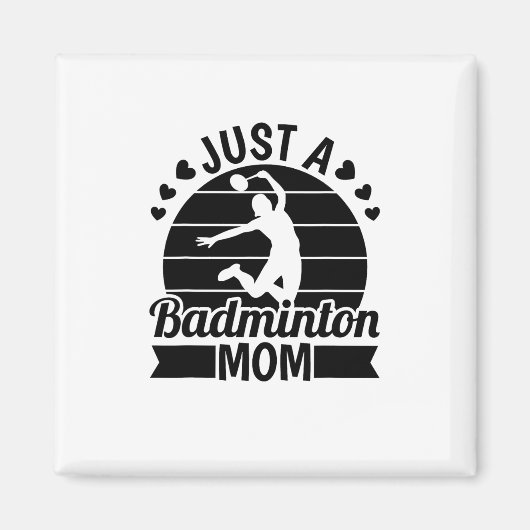 Aimant Navette - Team Racket Just A Badminto (Devant)