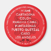 Aimant Navigation inaugural du canal de Panama GOBI  (Devant)