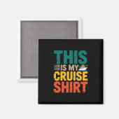 Aimant Navire de croisière C'est ma croisière (Recto/Verso)