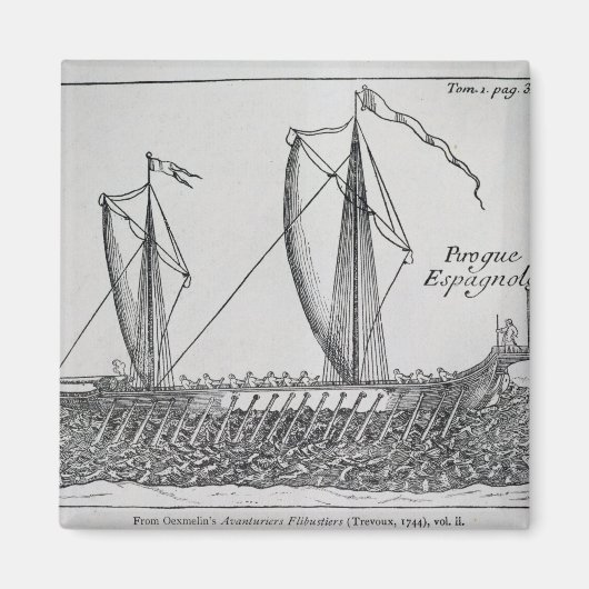 Aimant Navire espagnol (Devant)