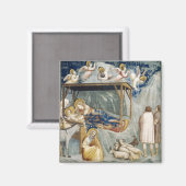 Aimant Navitité (Naissance de Jésus-Christ) (par Giotto) (Recto/Verso)