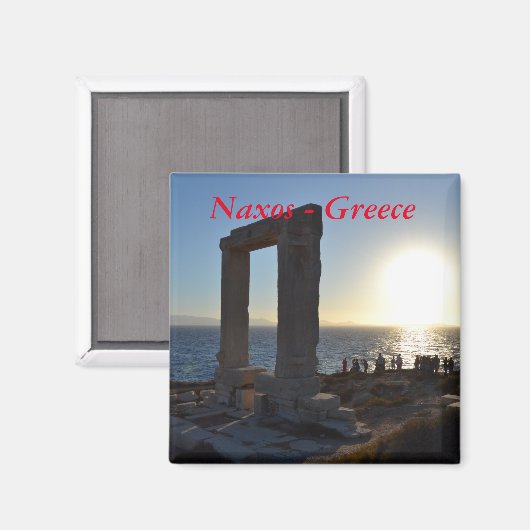 Aimant Naxos Grèce (Recto/Verso)