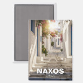 Aimant Naxos Grèce Îles Voyage (Recto/Verso)