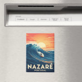 Aimant Nazare Portugal Surf (In Situ (Lave-vaisselle))