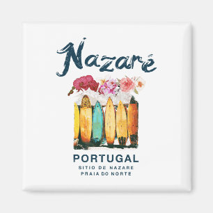 Aimant Nazare Portugal Surf Vintage