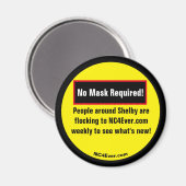 Aimant NC4Ever.com (Recto/Verso)