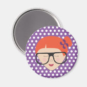 Aimant nc 0512 Girl (Recto/Verso)