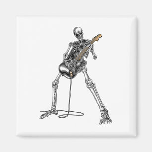 Aimant Nd Rock Et Roll Guitare S Pour Hommes Et Tee