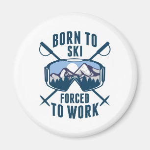 Aimant Né À Ski Forcé À Travailler