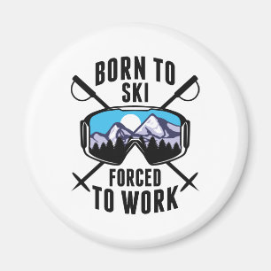 Aimant Né À Ski Forcé À Travailler