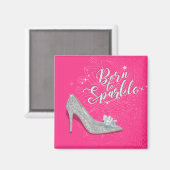 Aimant Né à Sparkle Cendrillon Chaussure Parties scintill (Recto/Verso)