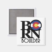 Aimant NÉ Boulder Colorado (Recto/Verso)