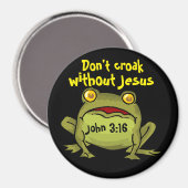 Aimant Ne croquez pas sans Jésus (Recto/Verso)