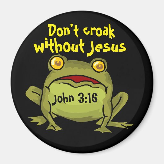 Aimant Ne croquez pas sans Jésus (Devant)