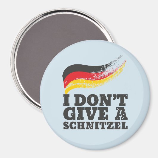 Aimant Ne donnez pas Schnitzel drapeau allemand Oktoberfe (Recto/Verso)