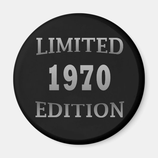 Aimant Né en 1970 édition limitée anniversaire (Devant)