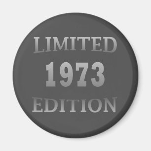 Aimant Né en 1973 élégant cadeau de fête d'anniversaire m