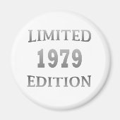 Aimant né en 1979 anniversaire en édition limitée cadeau (Devant)