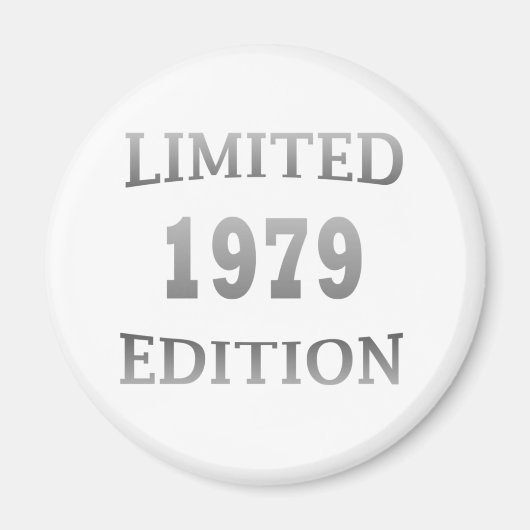 Aimant né en 1979 anniversaire en édition limitée cadeau (Devant)