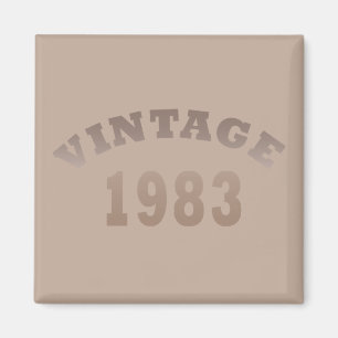 Aimant Né en 1983 cadeau d'anniversaire vintage