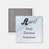 Aimant Né en avril (Recto/Verso)