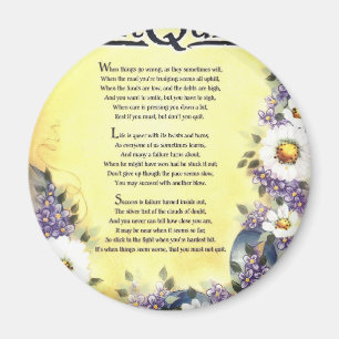 Aimant Ne font pas les mots de Quit=Inspiring de la