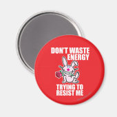 Aimant Ne gaspillez pas d'énergie (Recto/Verso)