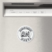 AIMANT NE INFIRMIÈRE LOGO INFIRMIÈRE ENREGISTRÉE (In Situ (Lave-vaisselle))