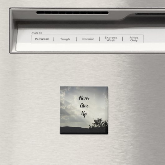 Aimant Ne jamais abandonner la lumière à travers les nuag (In Situ (Lave-vaisselle))