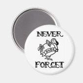 Aimant Ne jamais oublier - Dodo (Recto/Verso)