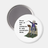 Aimant Ne jamais regarder le chef (Recto/Verso)