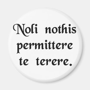 Aimant Ne laissez pas les bâtards vous descendre