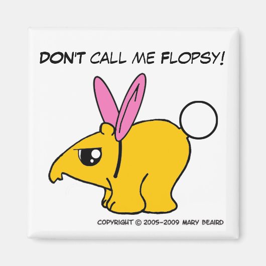 Aimant NE M'APPELLE PAS Flopsy (Devant)