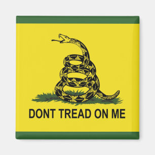 Aimant Ne marchez pas sur moi le drapeau de Gadsden