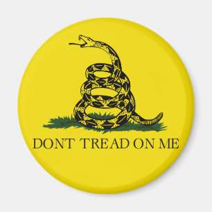 Aimant NE MARCHEZ PAS SUR MOI, le drapeau de Gadsden