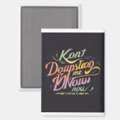 Aimant Ne m'arrêtez pas maintenant Pastel Tee (Recto/Verso)