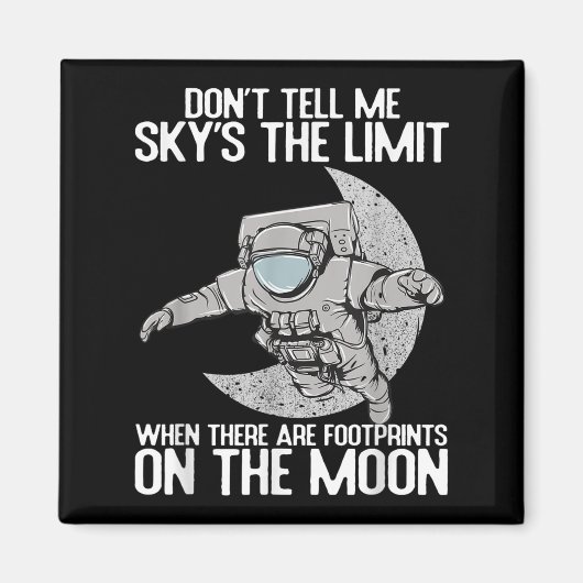 Aimant Ne me dites pas que le ciel est la limite Citation (Devant)