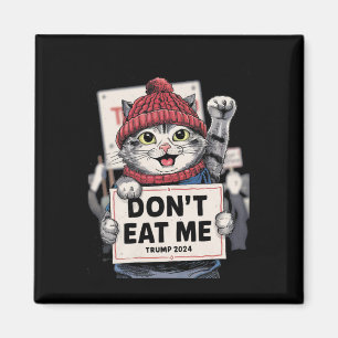 Aimant Ne me mangez pas de chats pour Trump 2024 élection