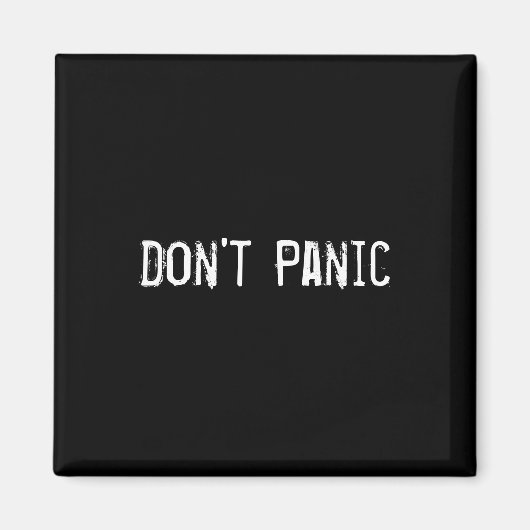 Aimant Ne paniquez pas (Devant)