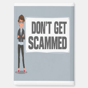 Aimant Ne pas avoir de bannière truquée à côté d'un escro