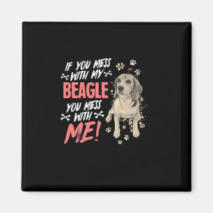Aimant Ne pas avoir de mal avec mon chien Beagle